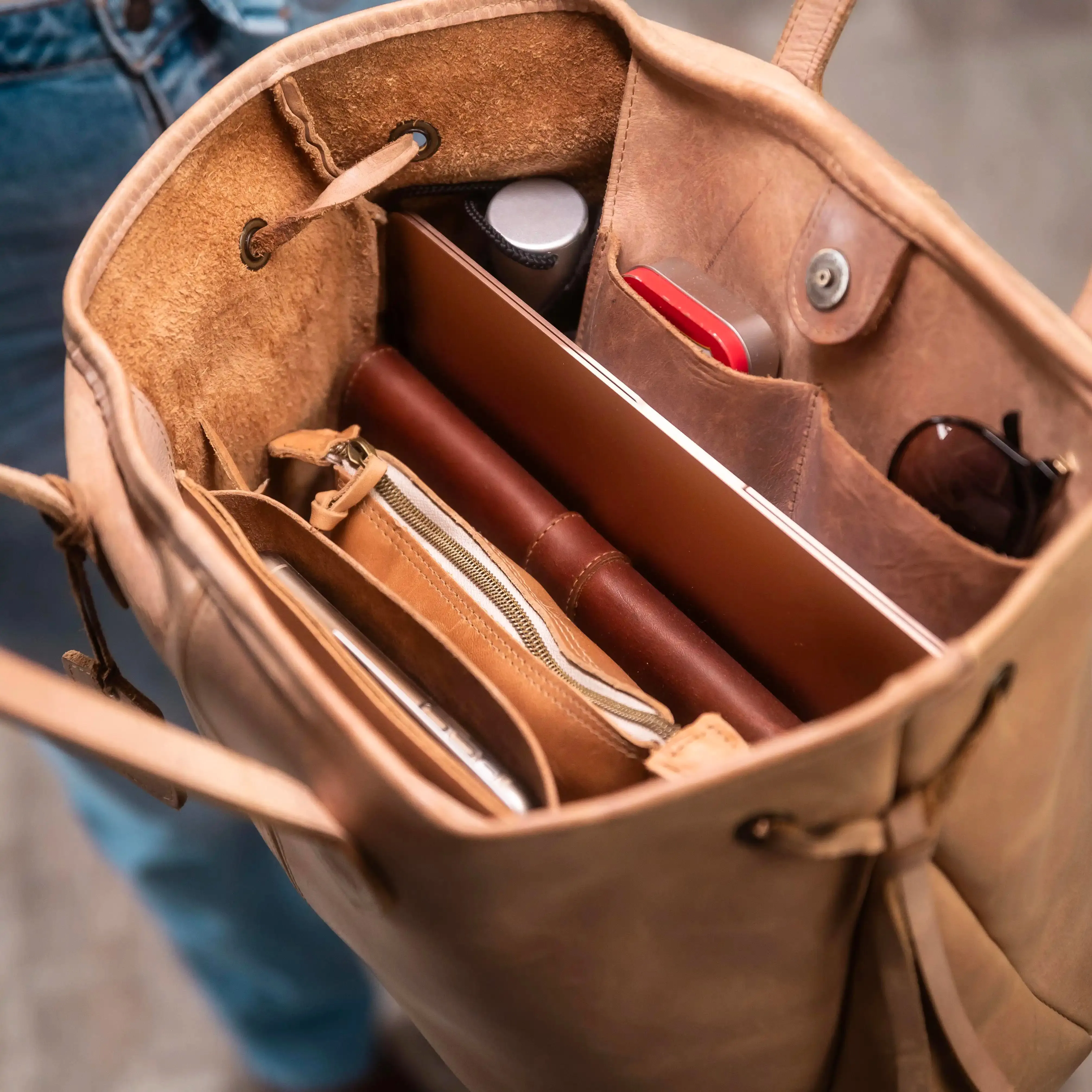 The Maria Fine Leather Tote Bag