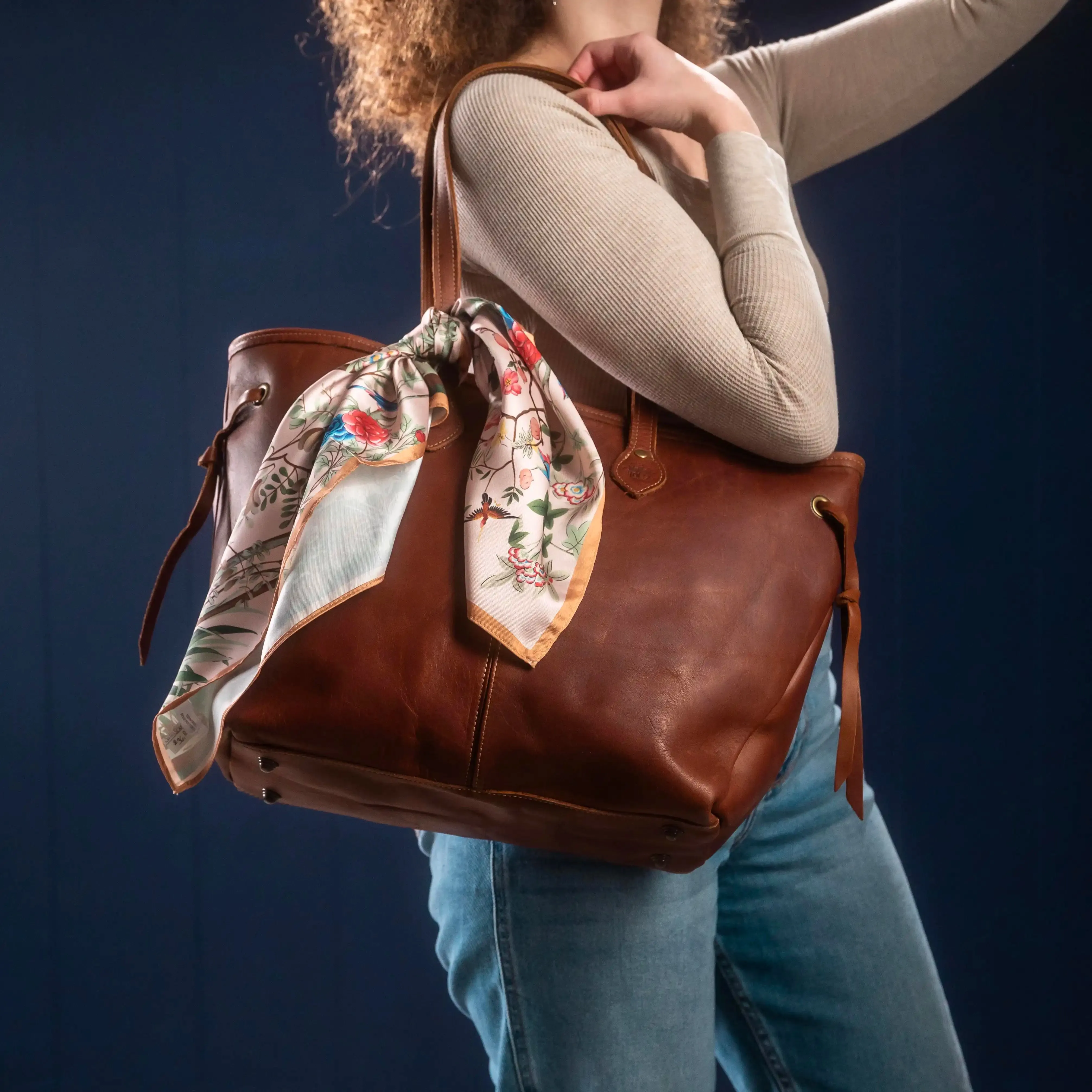 The Maria Fine Leather Tote Bag