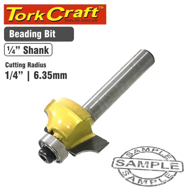 TORK CRAFT ROUTER BIT BEADING1/4' CKP2802