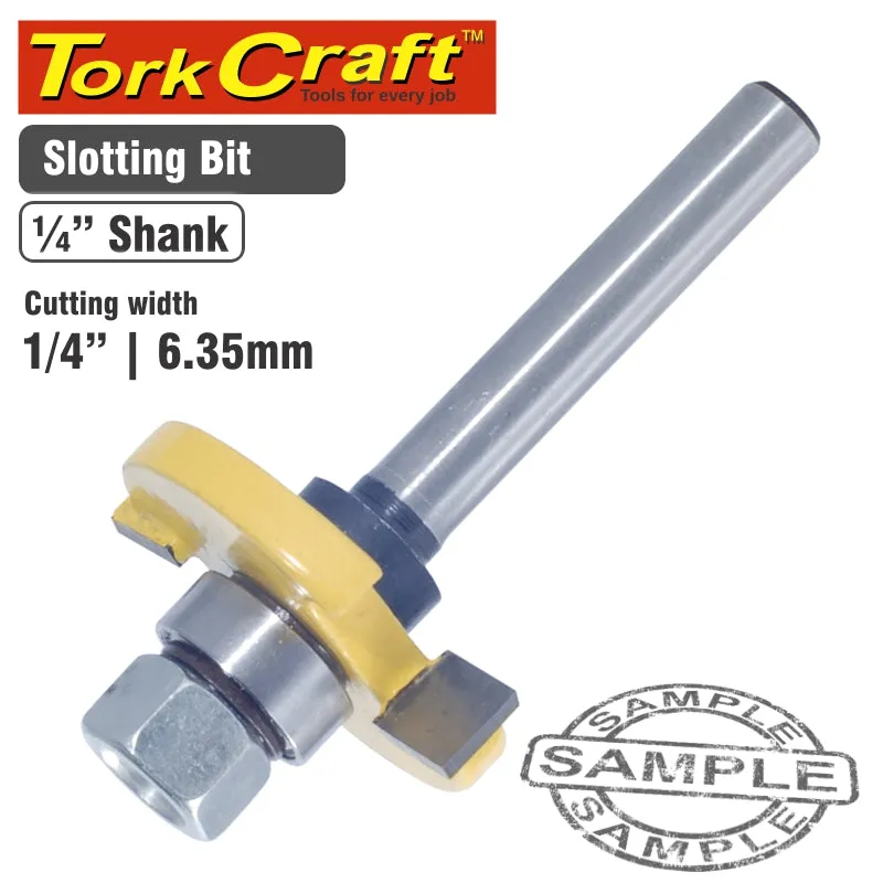 TORK CRAFT ROUTER BIT SLOTTED 1/4' (6.35MM CKP1103