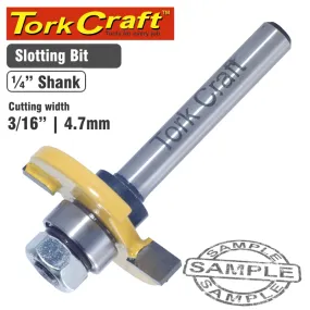 TORK CRAFT ROUTER BIT SLOTTED 3/16' (4.76MM) CKP1102