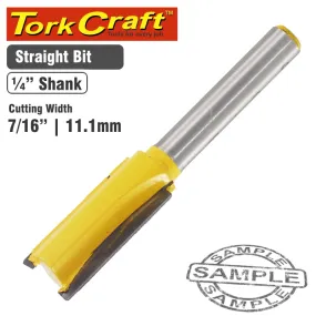 TORK CRAFT ROUTER BIT STRAIGHT 7/16' (11.11MM) CKP204