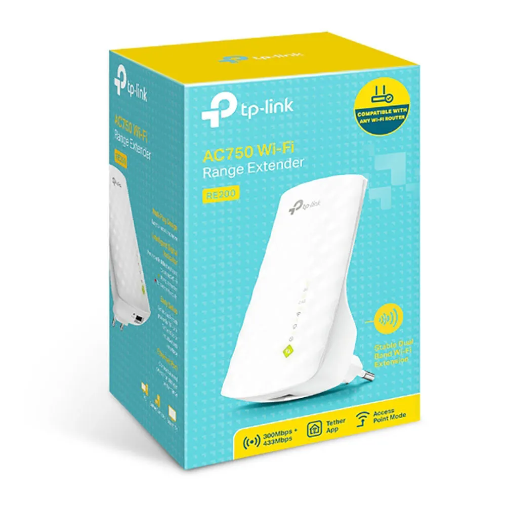 TP-Link AC750 Wifi Range Extender RE200