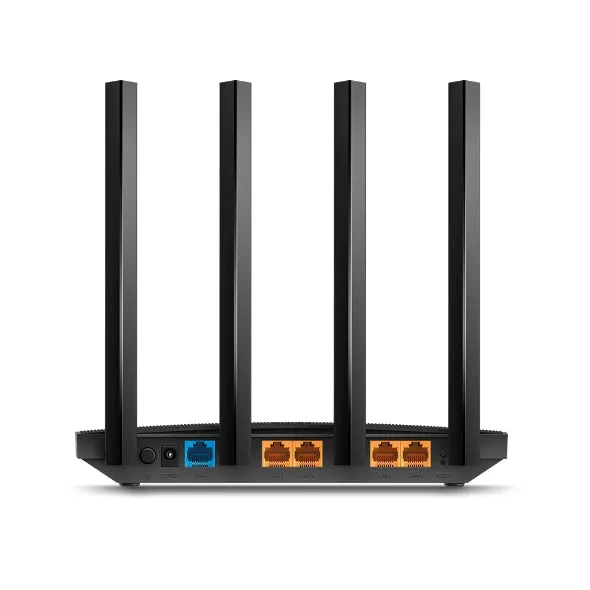 Tp-Link Archer C6 - Wireless Router 4-Port Switch - 1Gbe - Wi-Fi 5 - Dual Band