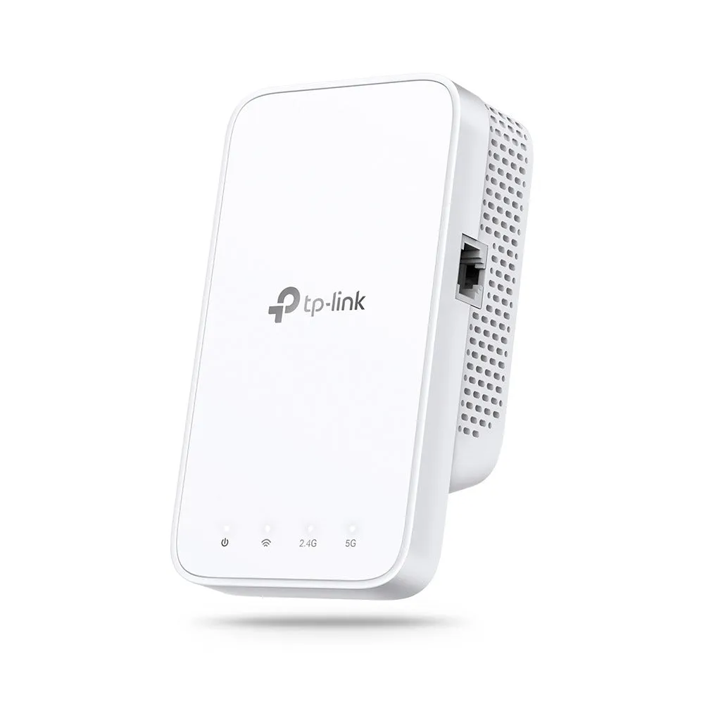 TP-Link RE330 AC1200 Dual Band Mesh Wi-Fi Extender Wall Plugged with 867Mbps at 5GHz, 300Mbps at 2.4GHz, Built-in Access Point Mode, Access Control, Easy Setup Via WPS Button / Tether App / Web GUI, OneMesh, Adaptive Path Selection