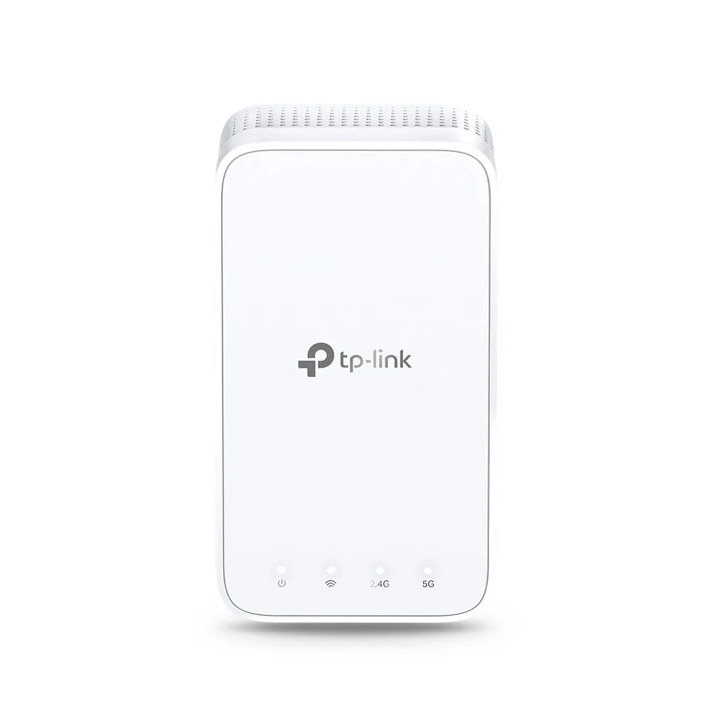 TP-Link RE330 AC1200 Dual Band Mesh Wi-Fi Extender Wall Plugged with 867Mbps at 5GHz, 300Mbps at 2.4GHz, Built-in Access Point Mode, Access Control, Easy Setup Via WPS Button / Tether App / Web GUI, OneMesh, Adaptive Path Selection