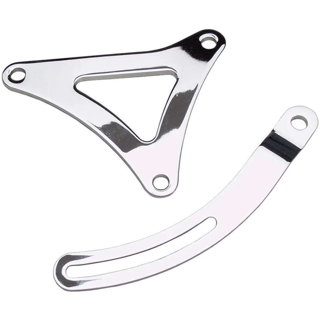 Trans-Dapt Alternator Bracket - Chrome - Big Block Mopar