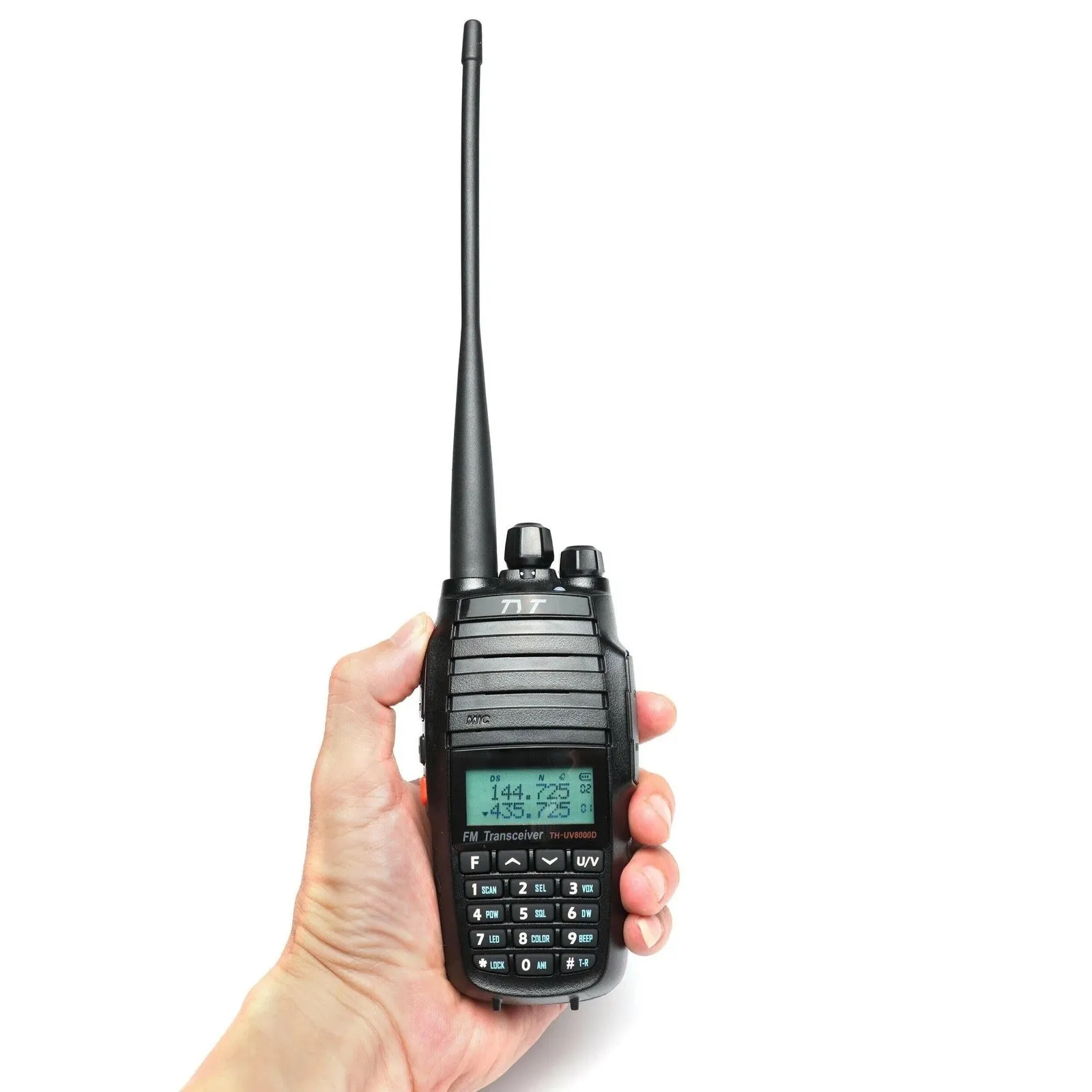 TYT TH-UV8000D 10W 3600mAh Handheld Radio, Dual Band 136-174/400-520MHz Walkie Talkie (AMATEUR)