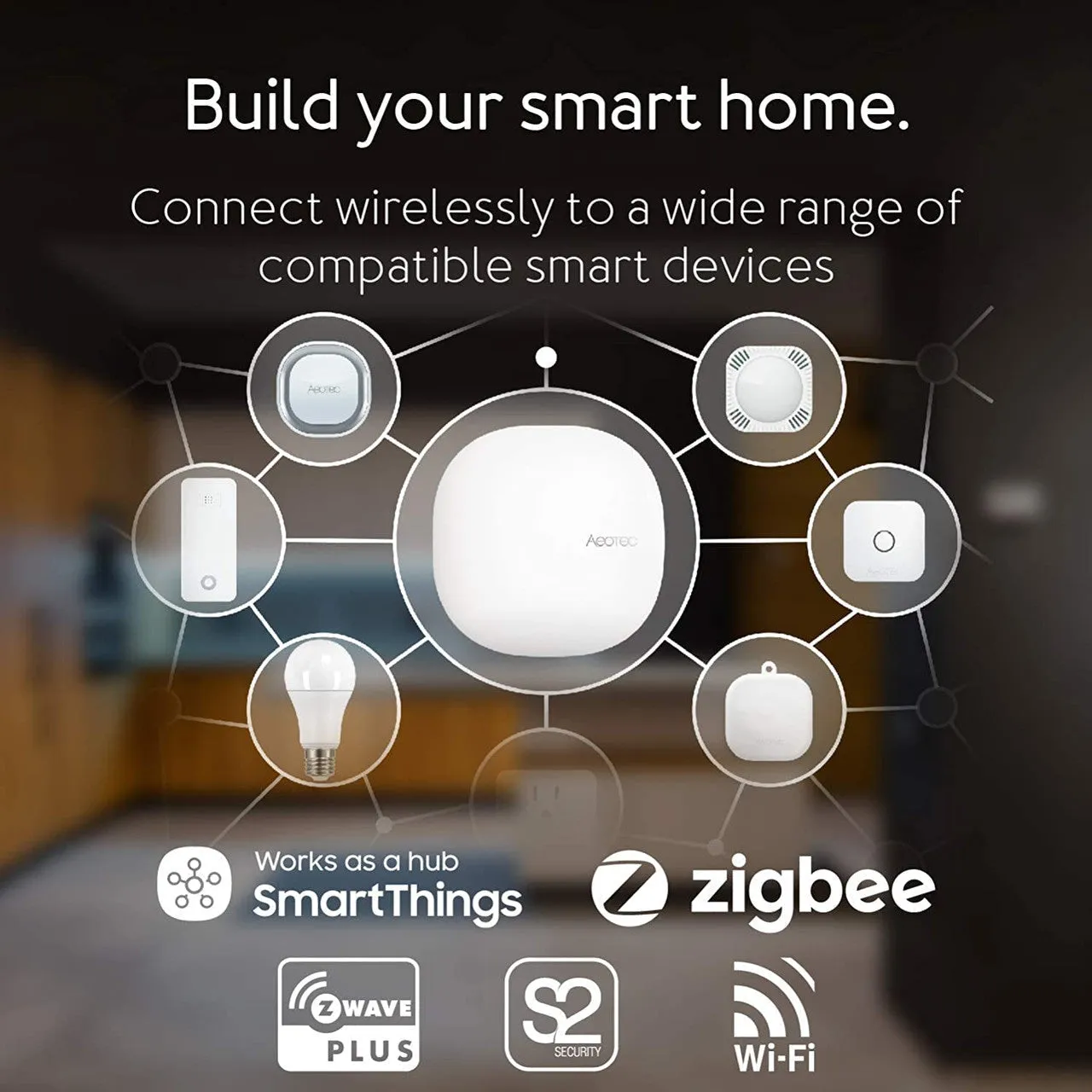 (USED/OPEN-BOX) Aeotec GP-AEOHUBV3US Smart Home Hub for SmartThings (Supports Z-Wave, Zigbee & more)