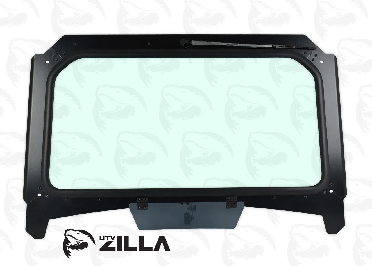 UTVZilla Black Glass Windshield for 2019  RZR XP 1000 XP Turbo with Wiper