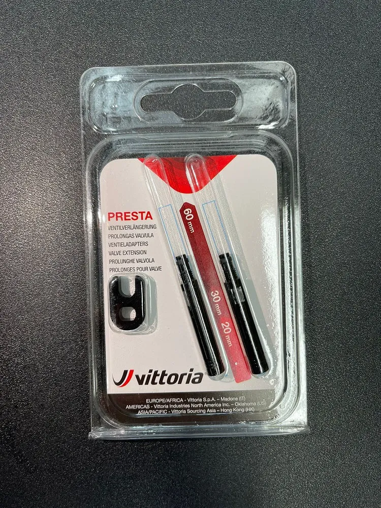 Vittoria Presta Valve Extension Blister 2pcs in Alu Spanner