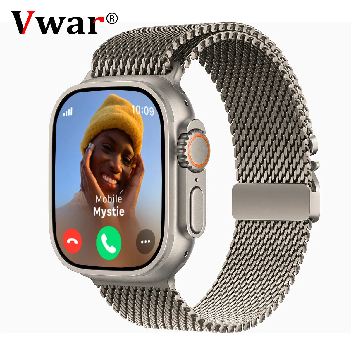 VWAR Hello Watch 4 Plus 4G Android Smart Watch Support SIM WIFI 2.04" AMOLED Screen Ultra 2 49mm HelloWatch 4 