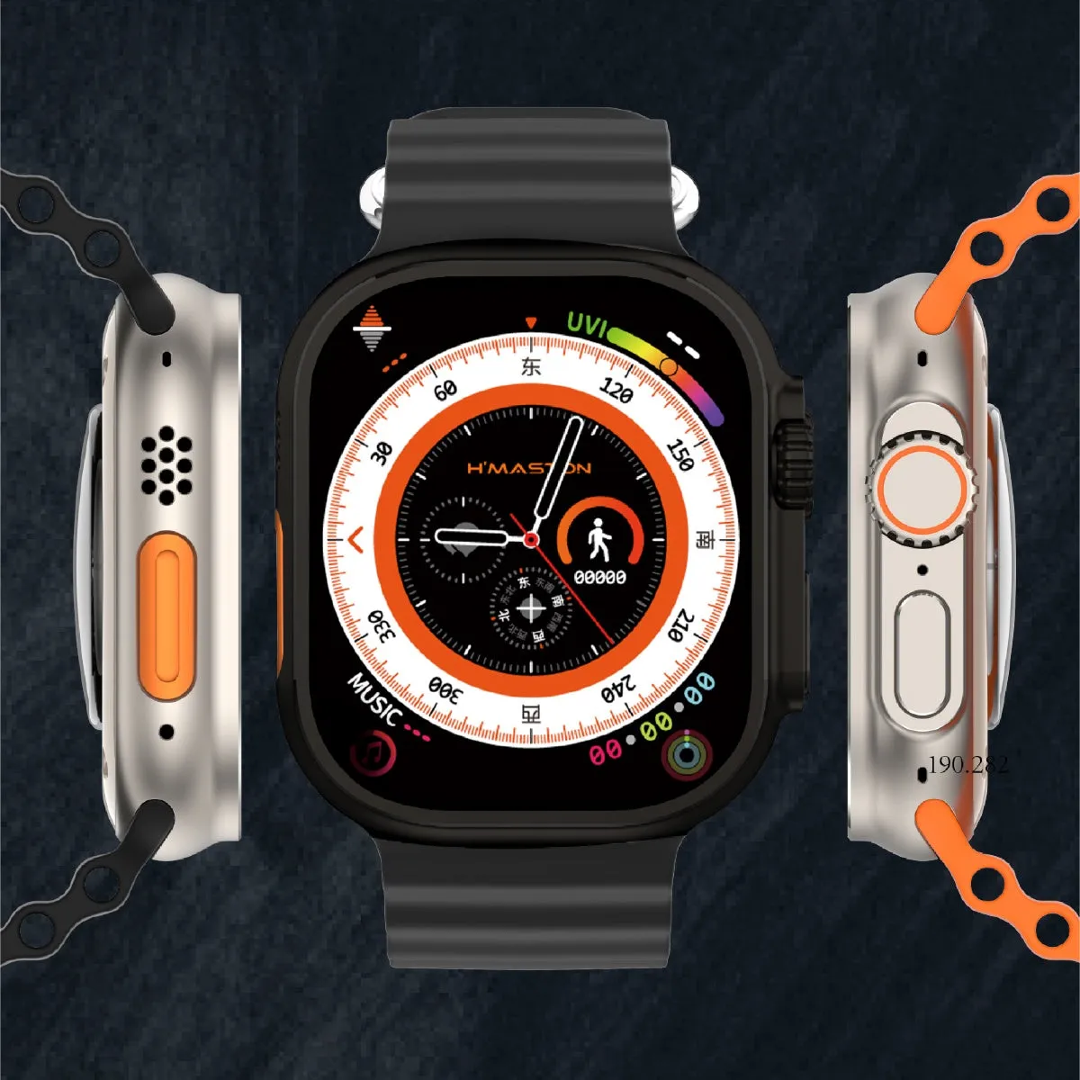 VWAR Hello Watch 4 Plus 4G Android Smart Watch Support SIM WIFI 2.04" AMOLED Screen Ultra 2 49mm HelloWatch 4 