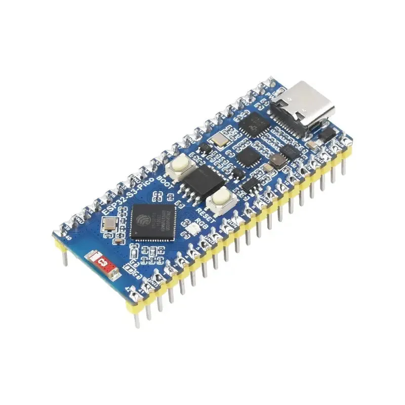 Waveshare ESP32-S3, 2.4 GHz Wi-Fi DevBoard, Dual-core, 240 MHz w/ Pinheader