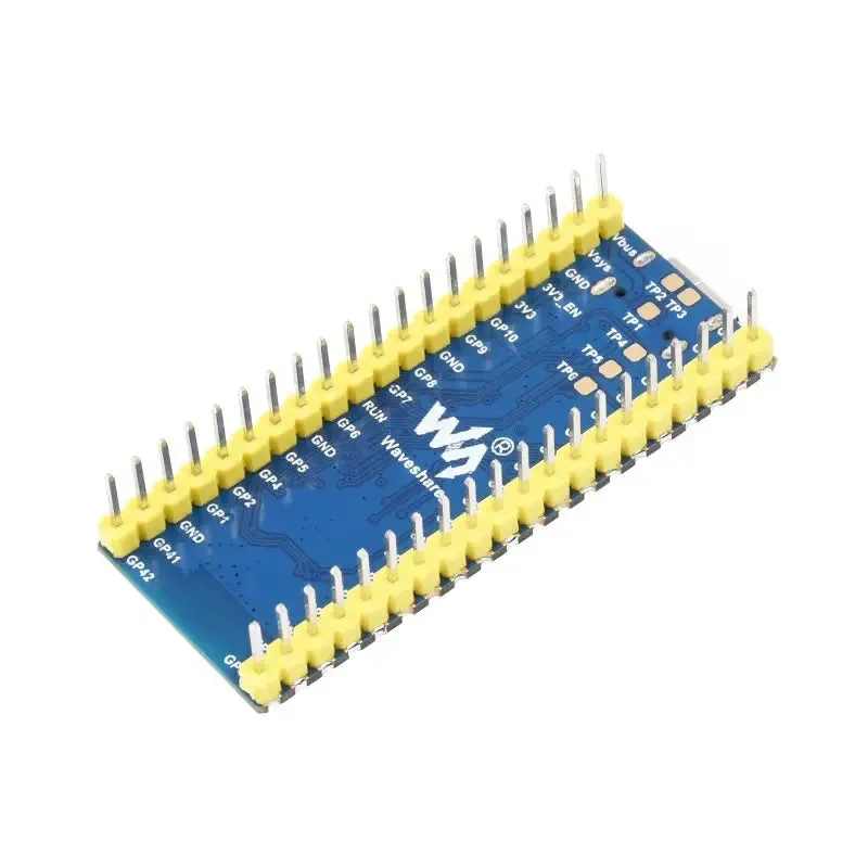 Waveshare ESP32-S3, 2.4 GHz Wi-Fi DevBoard, Dual-core, 240 MHz w/ Pinheader