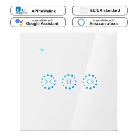 WiFi Electrical Blinds Switch Touch Panel