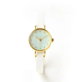 Women's Wristwatch - Amazonite (Pale Greenish Blue Color), Japanese handmade wrist watch