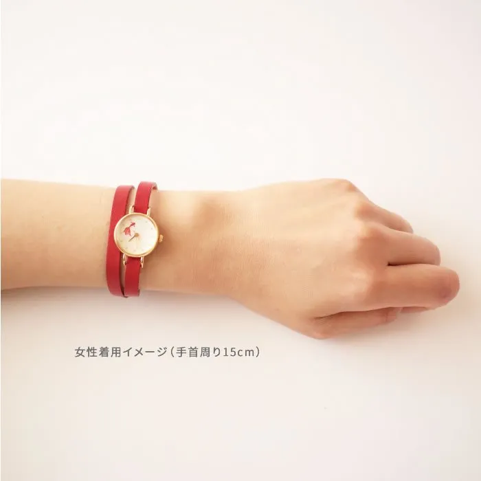 Women's Wristwatch - Goldfish, Japanese handmade wrist watch