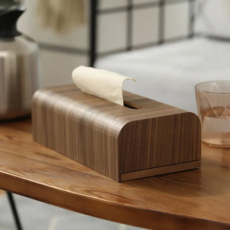 Wood Made Tissue Box