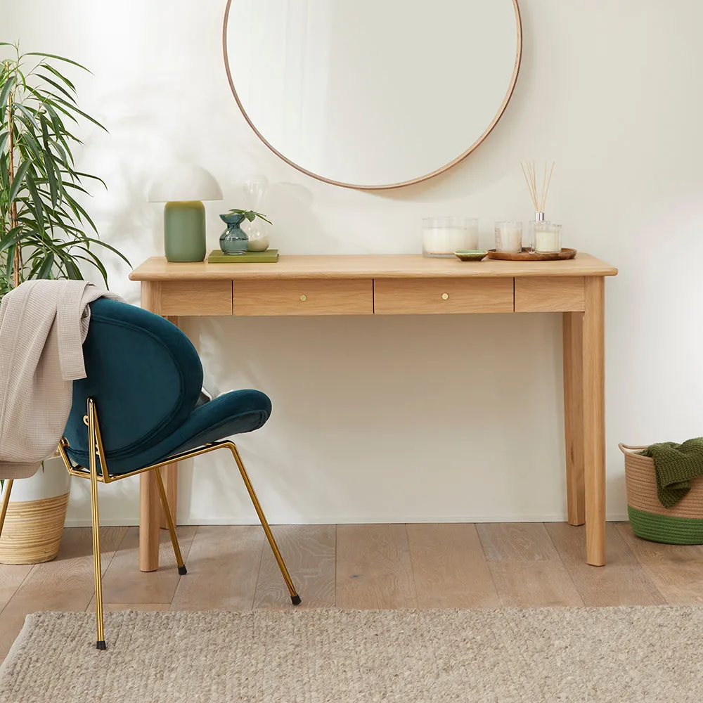 Wright Oak Desk and Dressing Table