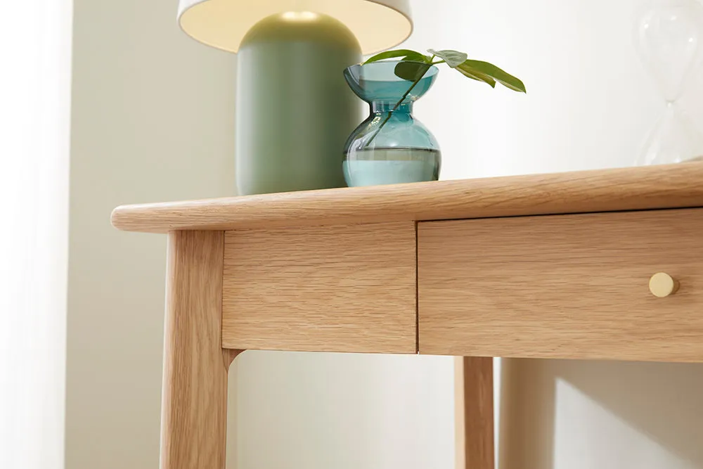 Wright Oak Desk and Dressing Table