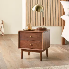 Wright Walnut Bedside Table