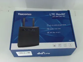 Yeacomm 4G LTE Wi-Fi Router with SIM Card Slot P21